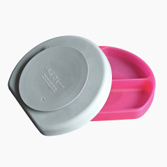 Silicone Divided Unbreakable Silicone Baby and Toddler Dinner Plates