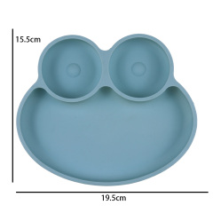 Silicone Baby and Toddler Dinner Plates With Suction Cups On The bottom