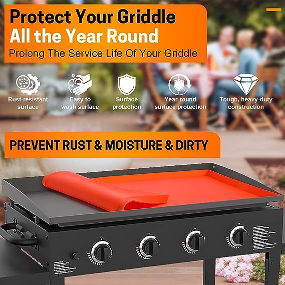 Silicone Griddle Mat for Blackstone Grill Cover Mats Top Cover