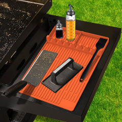 Silicone blackstone oven mat for tools Multifunctional baking mat for BBQ , Spatula