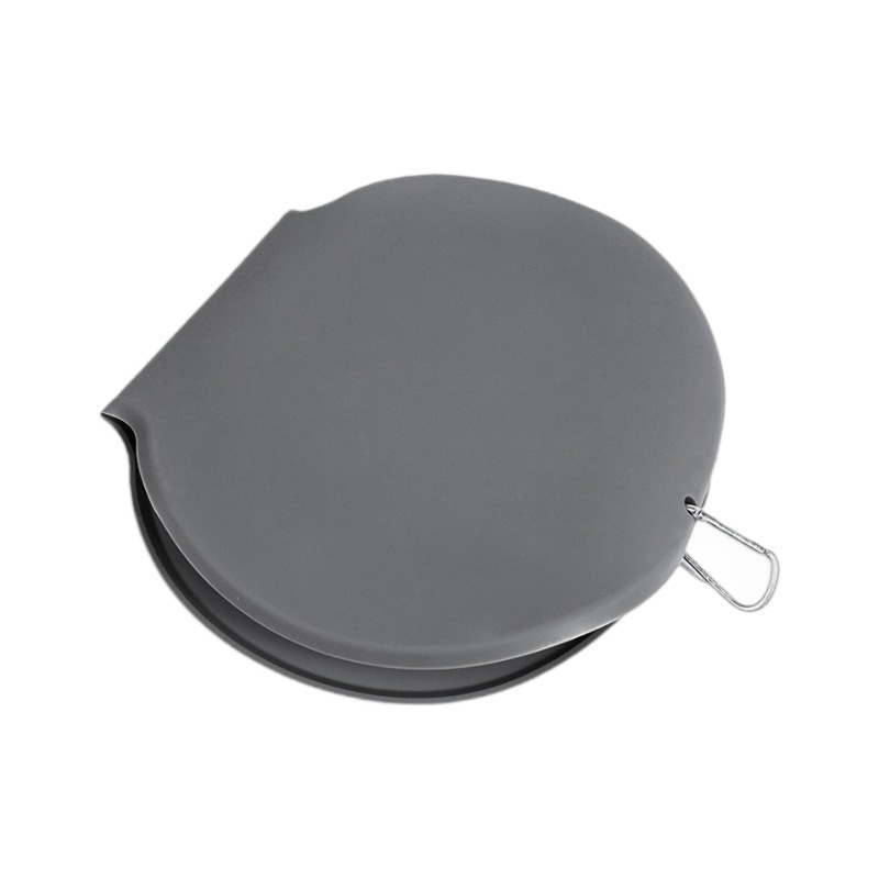 Silicone collapsible dog double travel bowl