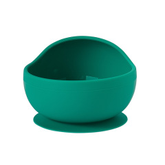 Silicone baby bowl with spoon straw