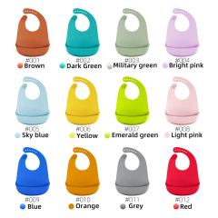 Silicone baby bib