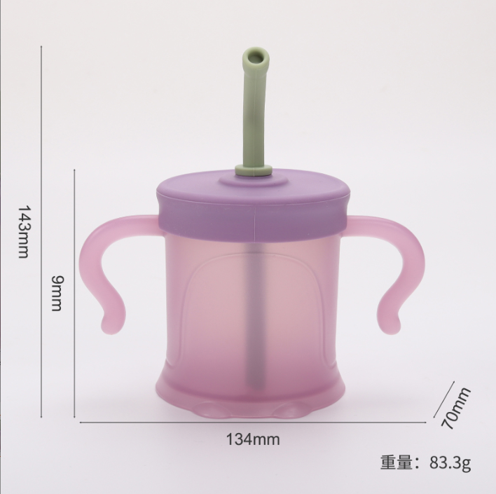 Baby Water Cup milk drinking cups with straws