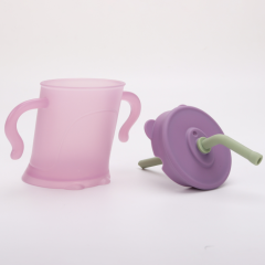 Baby Water Cup milk drinking cups with straws