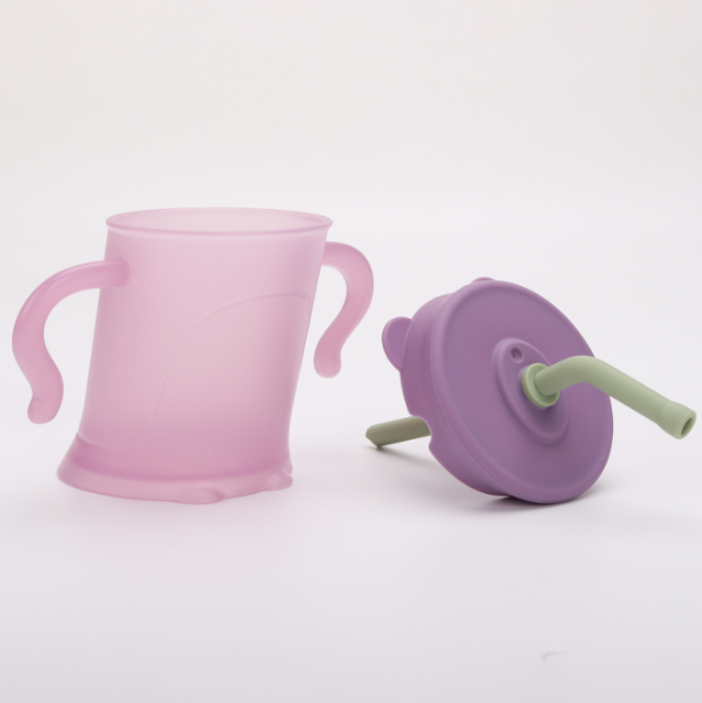 Baby Water Cup milk drinking cups with straws