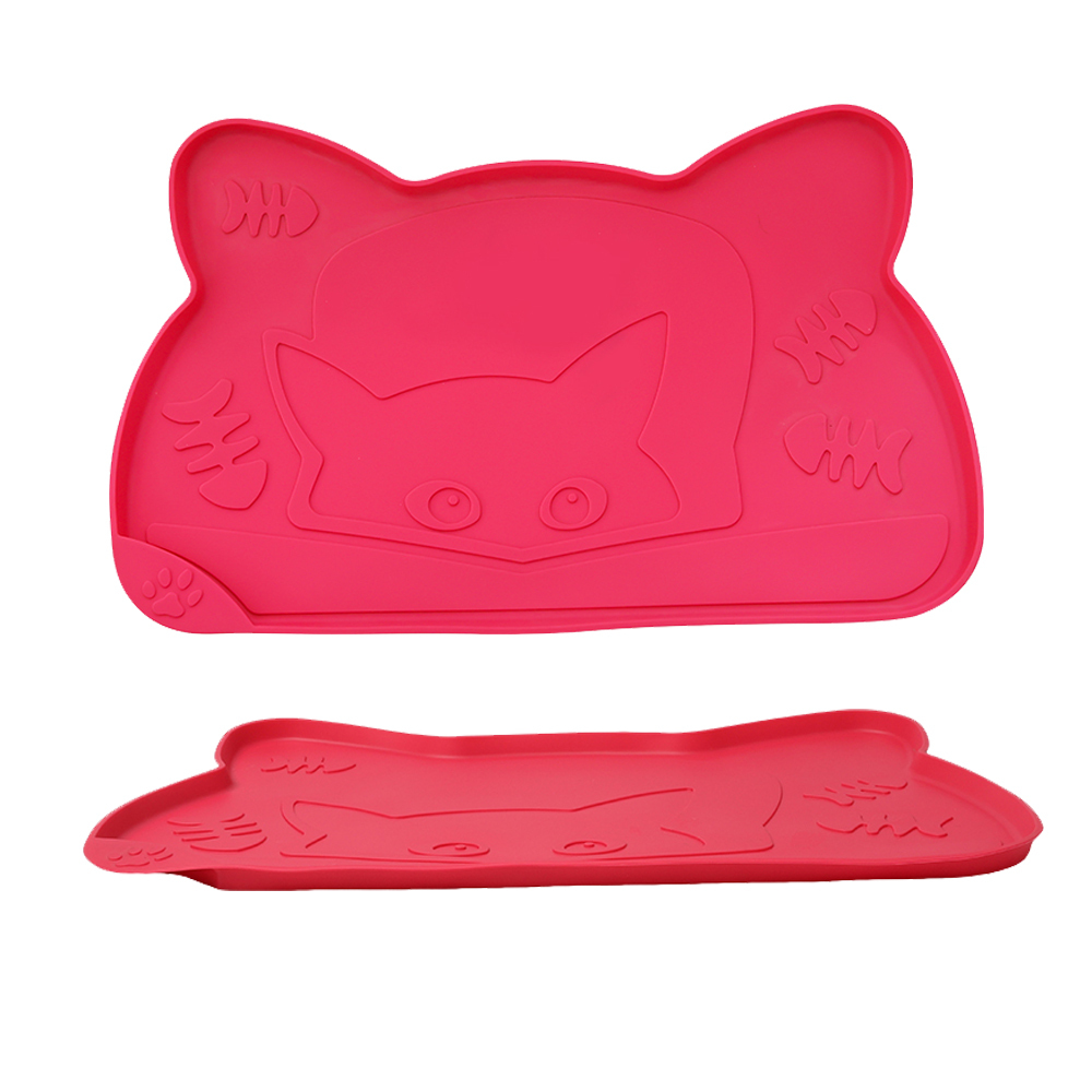 Wholesale Silicone Dog Cat Mat for Food Water Anti-slip pad
