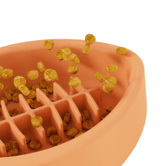 Silicone slow feeder bowls for dog cat food milk bowl