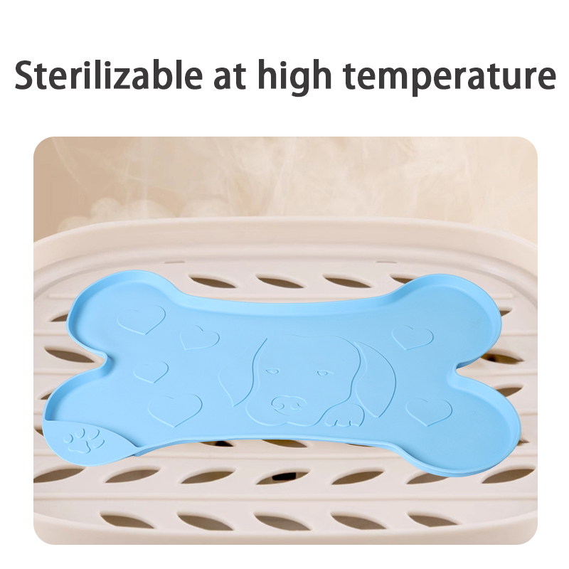 Wholesale Silicone pet bowl Mat for Food Water Anti-slip pad - JOYI Silicone