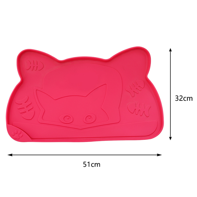 Wholesale Silicone Dog Cat Mat for Food Water Anti-slip pad