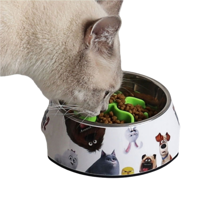 Customizable Silicone Dog Bowl Slow Eating Feeder Insert 4.72 inch With Suction Cups  - JOYI Silicone