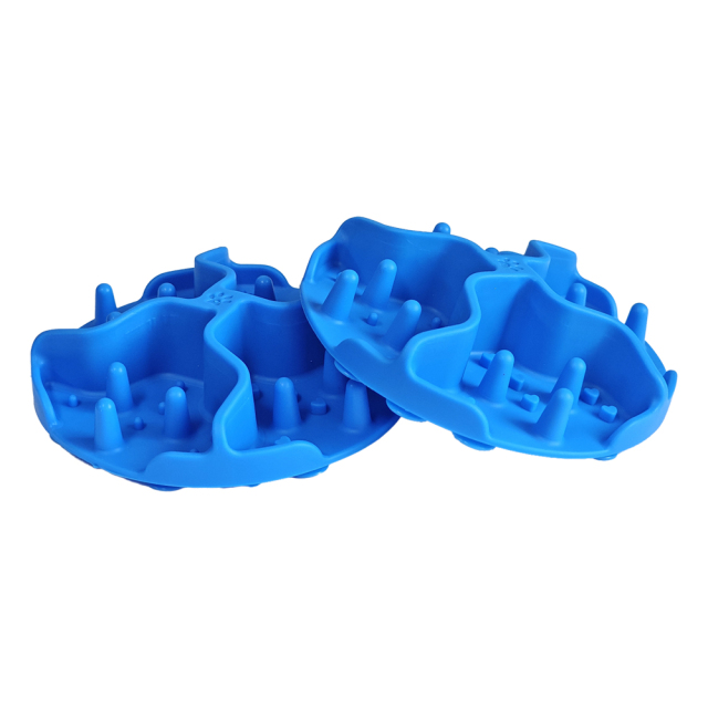 Customizable Silicone Dog Bowl Slow Eating Feeder Insert 4.72 inch With Suction Cups  - JOYI Silicone