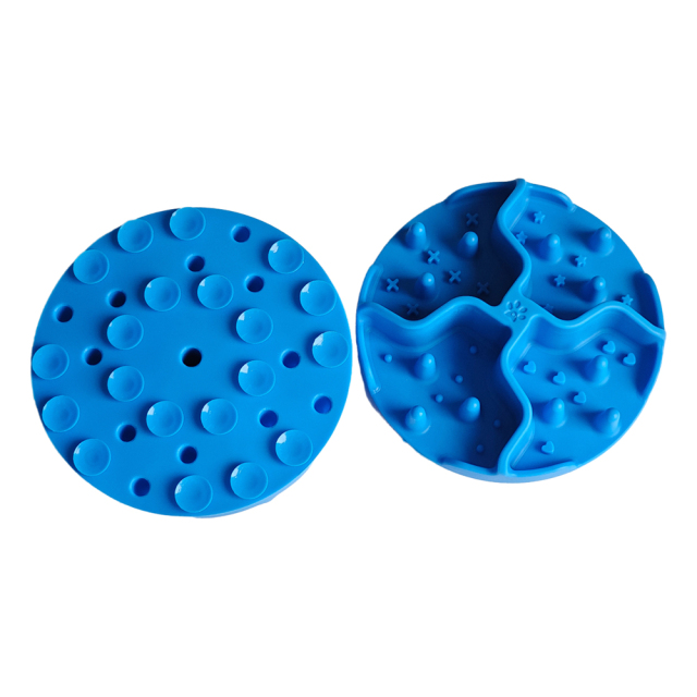 Customizable Silicone Dog Bowl Slow Eating Feeder Insert 4.72 inch With Suction Cups  - JOYI Silicone