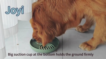 Wholesale Silicone slow feeder bowl for pet food dog cat with suction cup OEM/ODM - JOYI Silicone