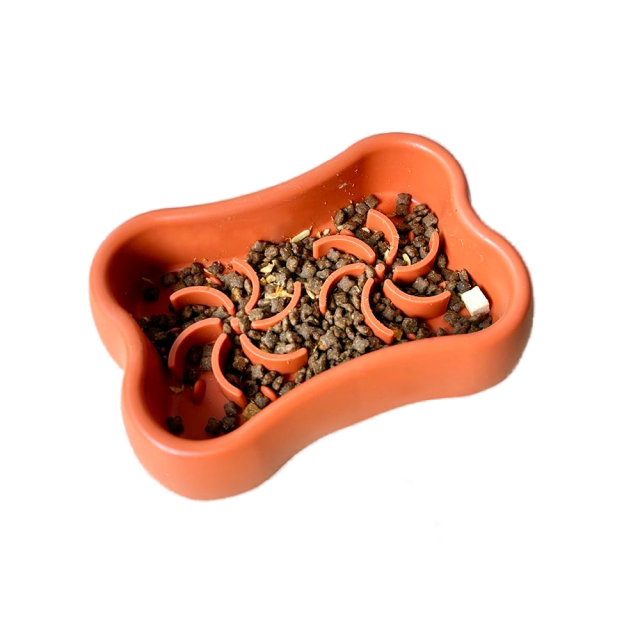 Accept Custom Logo Easy-to-Clean Silicone Slow Feed Dog Dish for Hygienic Eating Dish-washer Safe Feeding Bowl