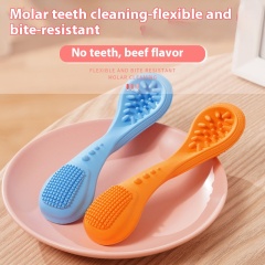 Wholesale Interactive Rubber Pet teeth cleaning toys Custom logo outdoor dog fun treat chewing toy
