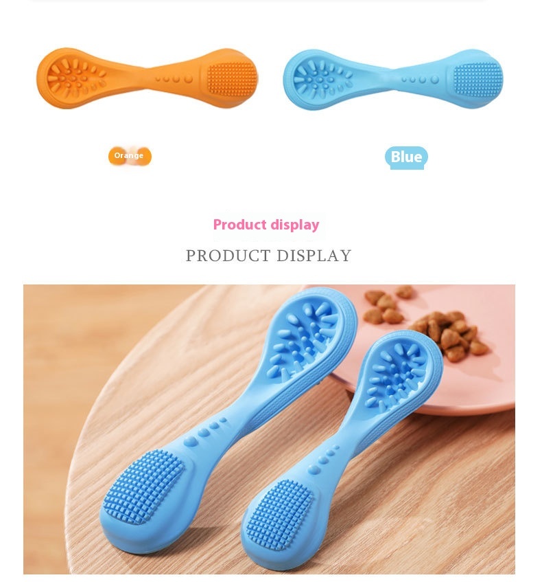Wholesale Interactive Rubber Pet teeth cleaning toys Custom logo outdoor dog fun treat chewing toy