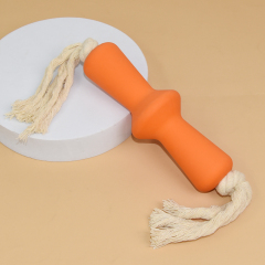 Teething Relief Pet Chew Toy rubber Rope Small Medium Large Dogs chewing toy– Soft & Flexible Rubber Dog Toy