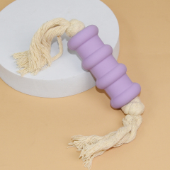 Teething Relief Pet Chew Toy rubber Rope Small Medium Large Dogs chewing toy– Soft & Flexible Rubber Dog Toy