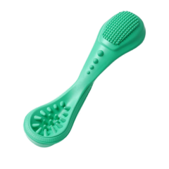Wholesale Interactive Rubber Pet teeth cleaning toys Custom logo outdoor dog fun treat chewing toy