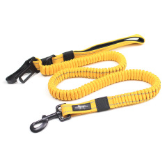 OEM Customizable Pet Car Safety Dog Leash with Universal Seatbelt Clip & Heavy-Duty Zinc Alloy Hook – Bulk Wholesale Available