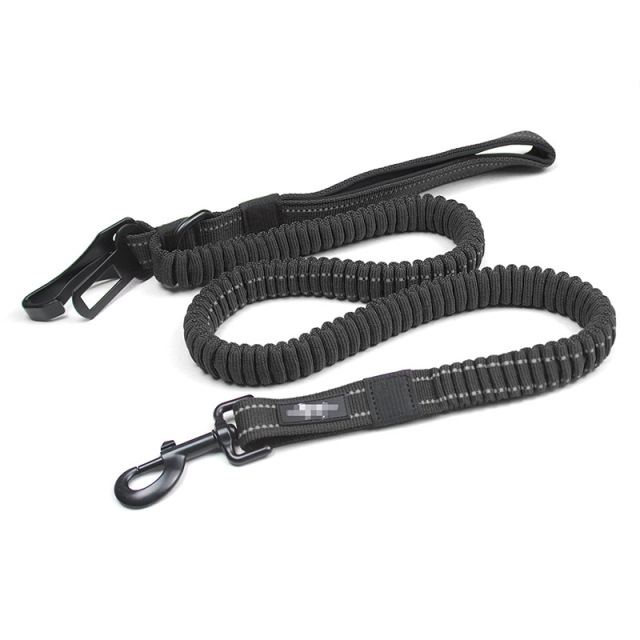 OEM Customizable Pet Car Safety Dog Leash with Universal Seatbelt Clip & Heavy-Duty Zinc Alloy Hook – Bulk Wholesale Available