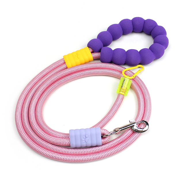 Wholesale Pet Multi-Purpose Comfort Dog Leash – Shock-Absorbing Handle, Zinc Alloy Clips & Eco-Friendly Design for Training/Safety Suppliers