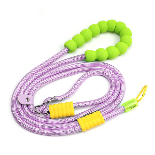 Wholesale Pet Multi-Purpose Comfort Dog Leash – Shock-Absorbing Handle, Zinc Alloy Clips & Eco-Friendly Design for Training/Safety Suppliers