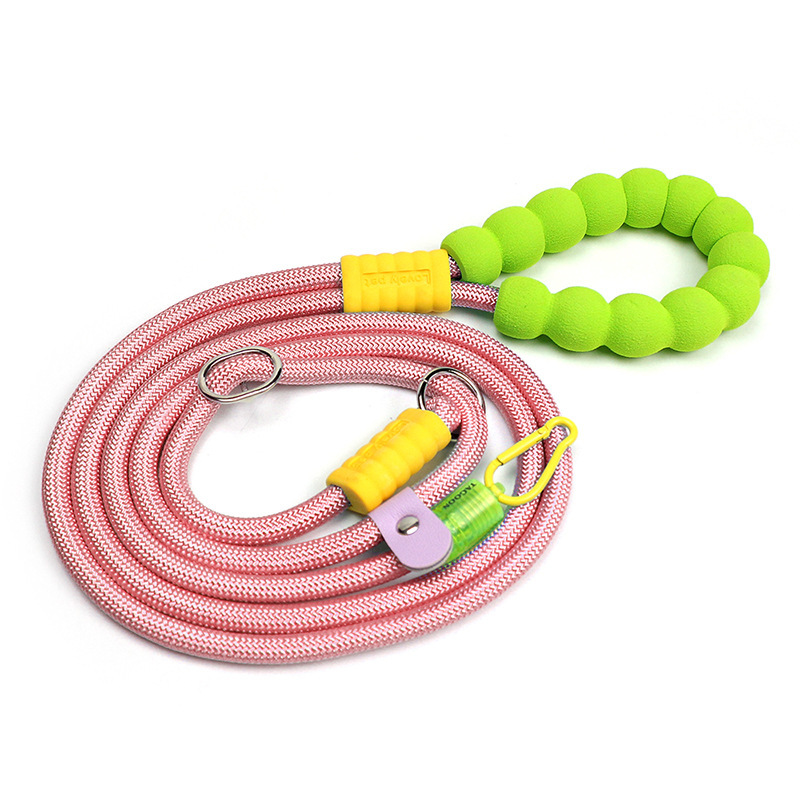 Wholesale Pet Multi-Purpose Comfort Dog Leash – Shock-Absorbing Handle, Zinc Alloy Clips & Eco-Friendly Design for Training/Safety Suppliers