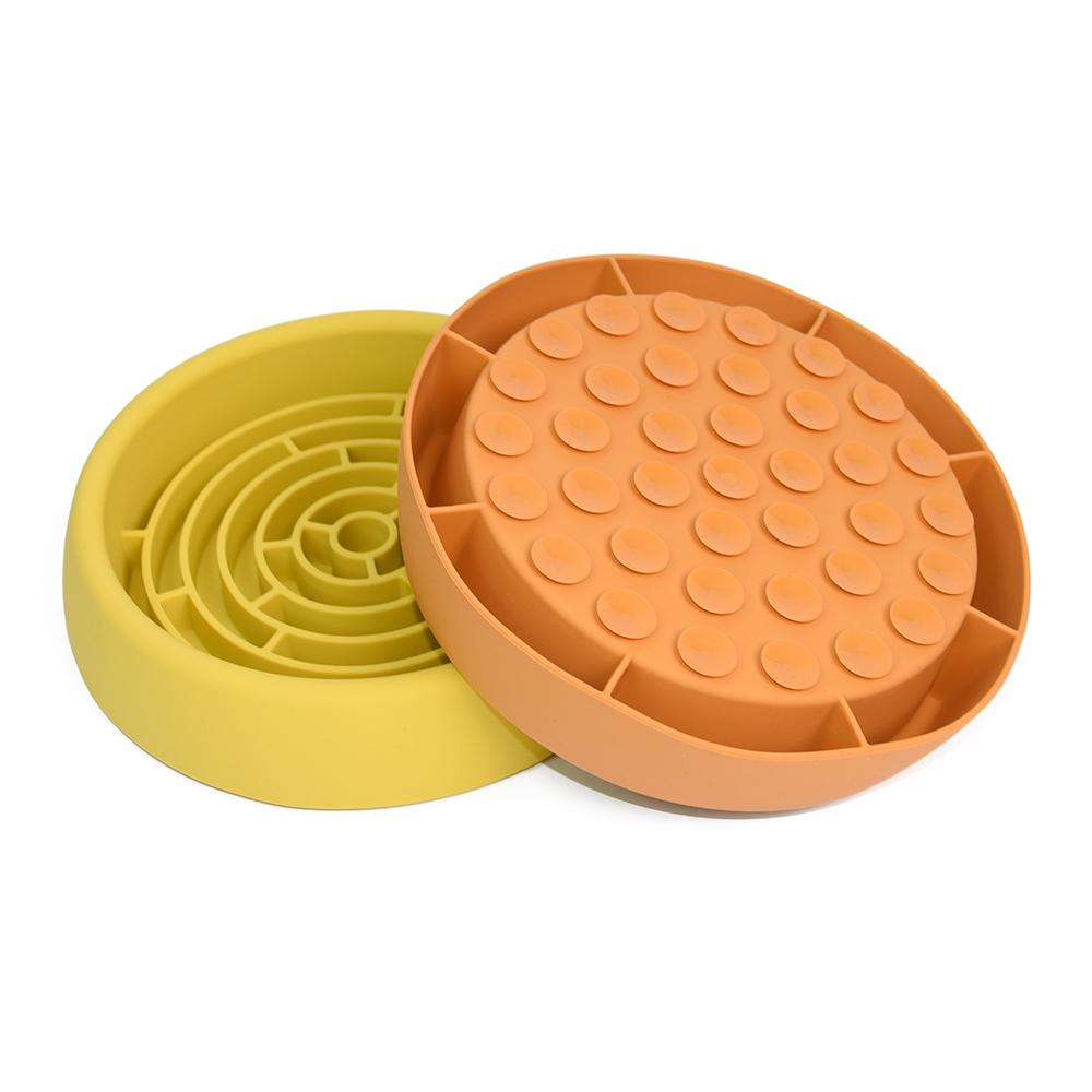 Custom silicone slow feeder bowl wholesale manufacturer