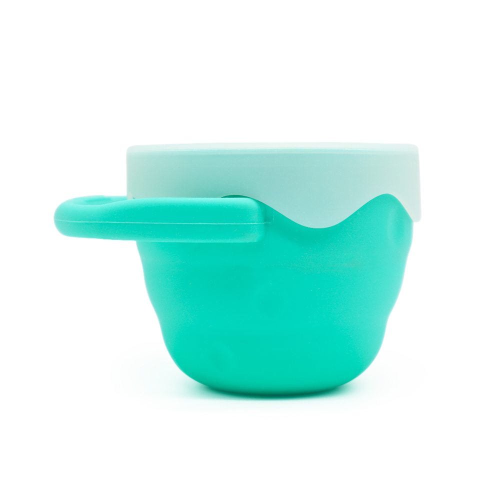 Bulk Order Silicone Snack Cup 100% Platinum Silicone Material Portable For Baby Kids Snack Cup