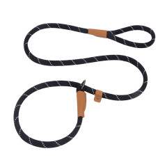 Custom Nylon P Chain Dog Leash with Reflective Glowing Strips – Training & Walking Leash