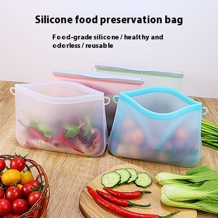 Silicone Reusable Food Storage Freezer Bags