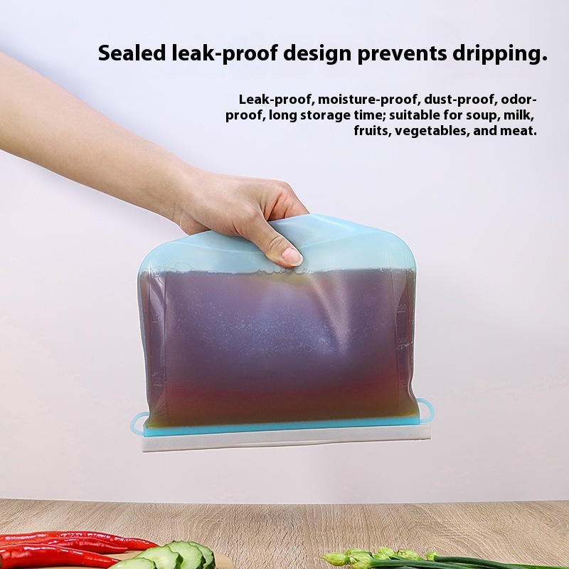 Silicone Reusable Food Storage Freezer Bags