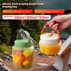 Silicone freezer bags wholesale for food reusable high temperature resistance sealable bag