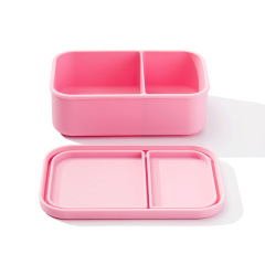 Wholesale silicone food storage containers for picnic office workers students portable food box