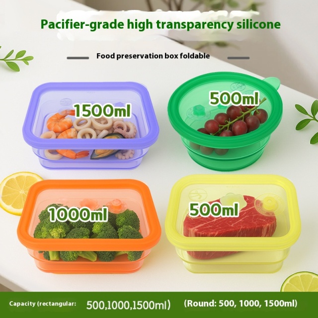 Silicone food container bulk order