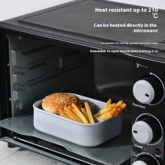 Wholesale silicone 3-Compartment Lunch Box