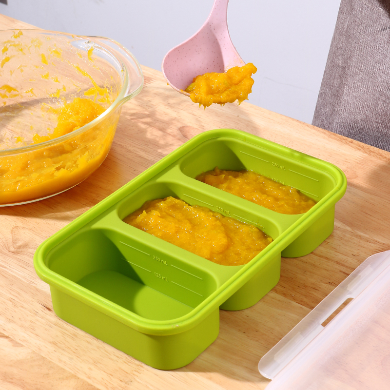 silicone soup freezer molds with lids