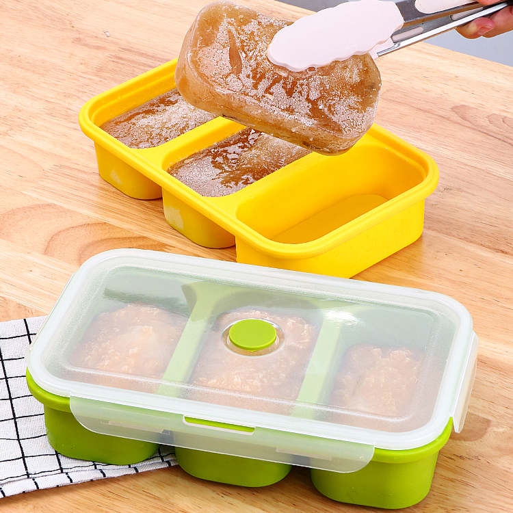 silicone soup freezer molds with lids