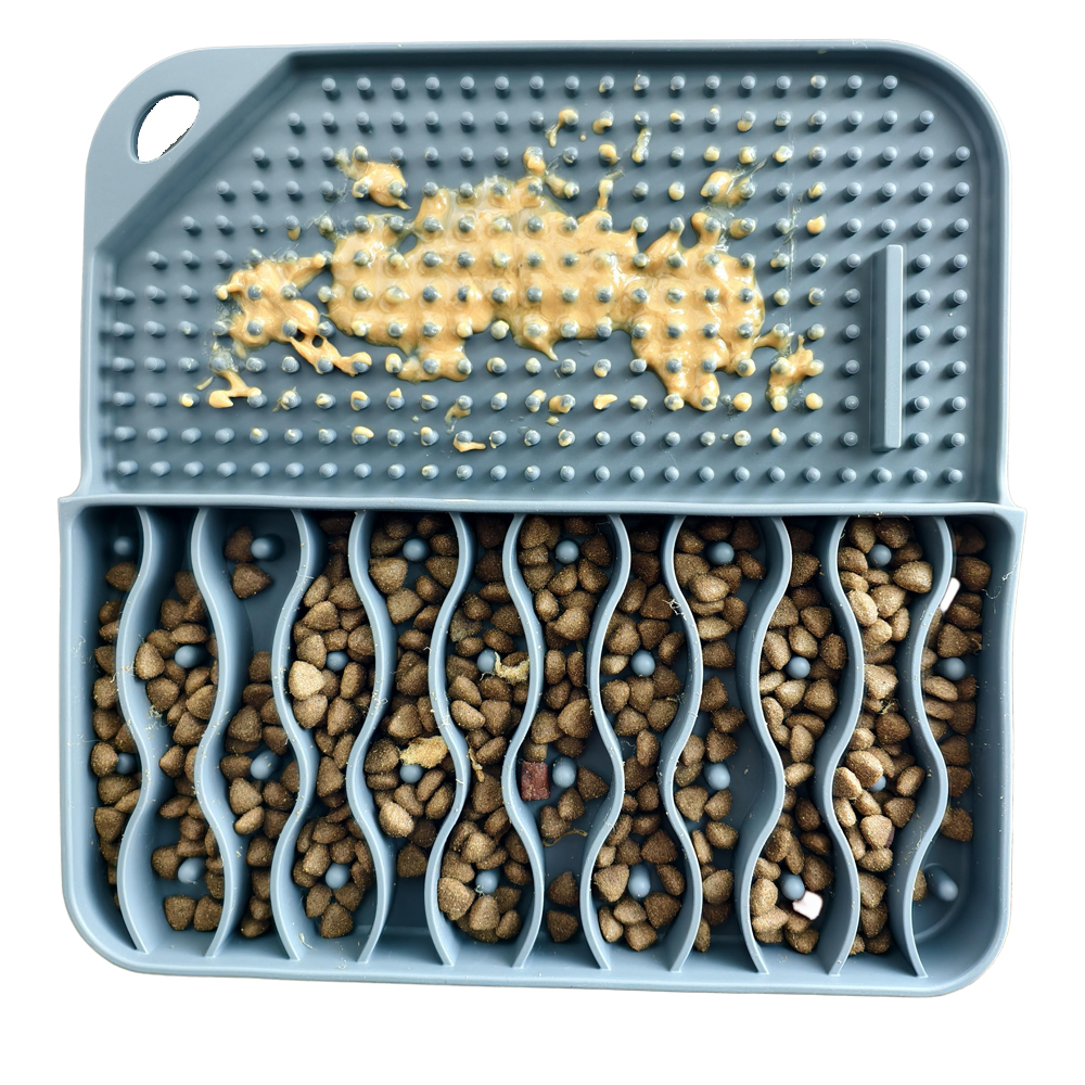 dog enrichment lick mat silicone