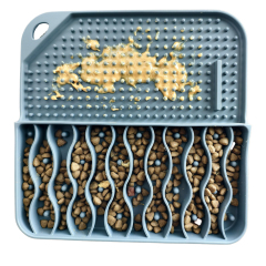 dog enrichment lick mat silicone