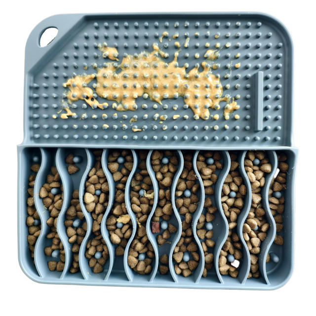 dog enrichment lick mat silicone