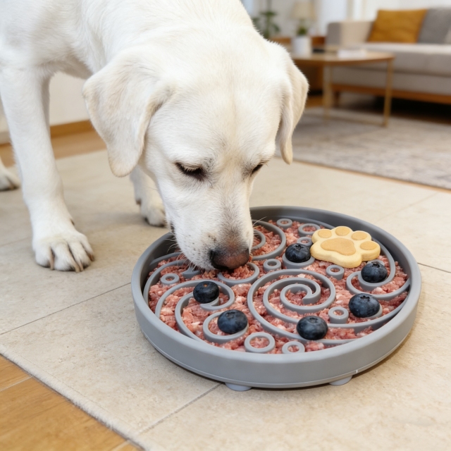 Custom Slow Feeder Dog Bowl