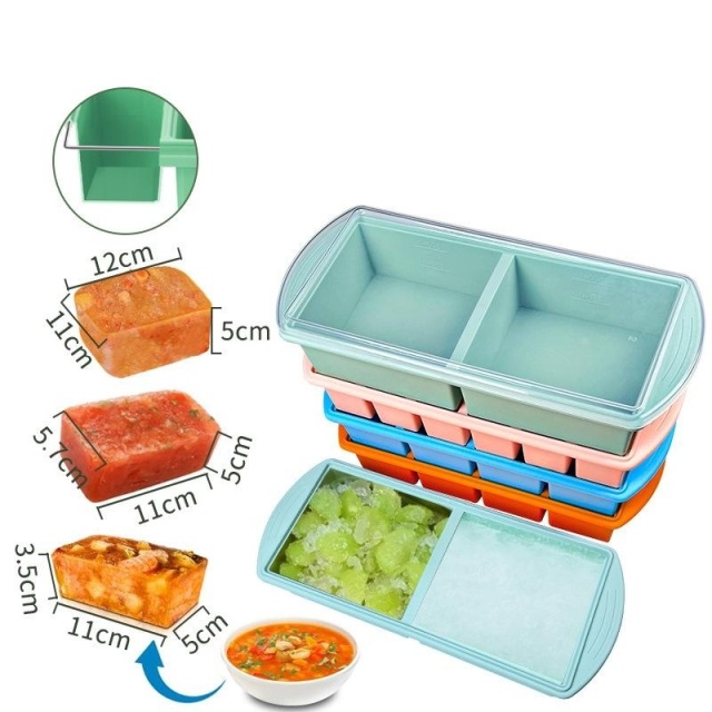 Durable Silicone Soup Freezer Tray