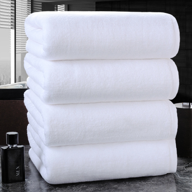 4-Ply 600gsm Hotel Bath Towels Stack - 100% Long-Staple Cotton for Luxury Resorts & Spas | Bulk Order Available