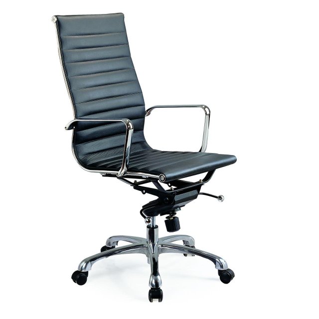 Comfy High Back Black Office Chair