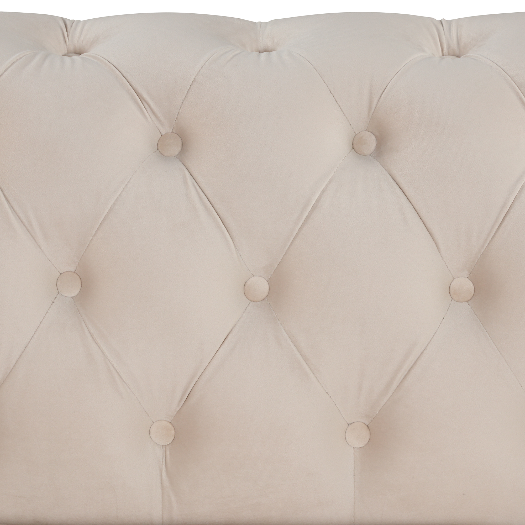 82.4" Mid Century Modern Sofa with Rubber Wood Legs,Velvet Upholstered Sofa Couch,Sofa with Thick Removable Seat Cushion, 3 Seater Sofa Couch for Living Room，Beige