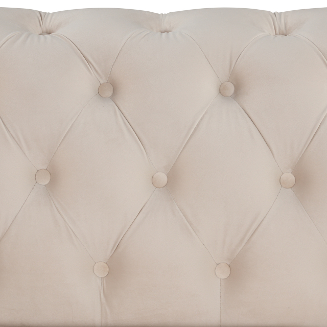 82.4" Mid Century Modern Sofa with Rubber Wood Legs,Velvet Upholstered Sofa Couch,Sofa with Thick Removable Seat Cushion, 3 Seater Sofa Couch for Living Room，Beige