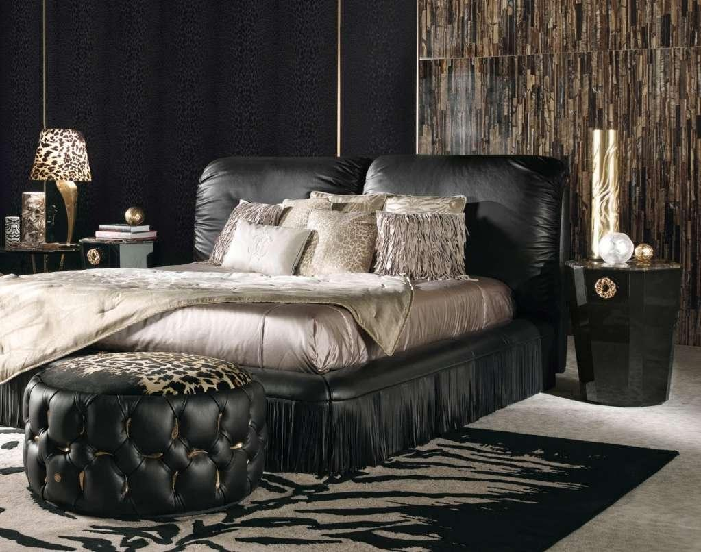 Luxury Leather Matress with Fringe Detailing